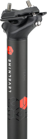 LEVELNINE Team Carbon Sattelstütze 350 mm - black/350 mm/12 mm/31,6 mm