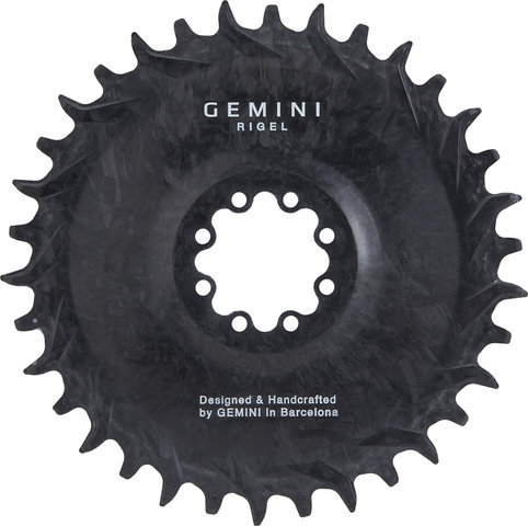 GEMINI Plateau en carbone RIGEL pour SRAM 8 trous - carbone/34 