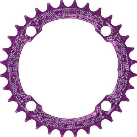 Race Face Narrow Wide Chainring, 4-arm, 104 mm BCD, 10-/11-/12-speed - purple/32 tooth