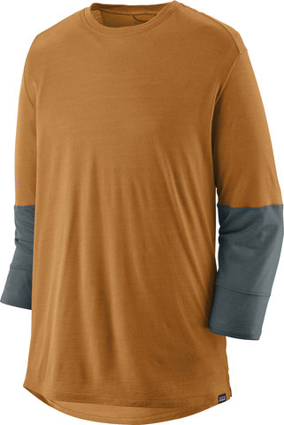 Patagonia Merino 3/4 Sleeve Bike Trikot - golden caramel/M