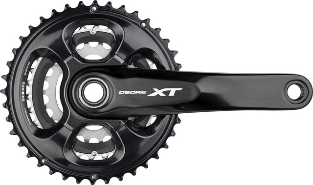 Shimano XT Kurbelgarnitur FC-M8000-3 Hollowtech II - schwarz/170,0 mm 22-30-40