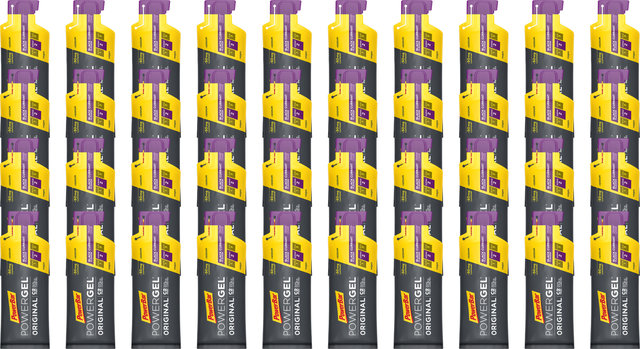 Powerbar PowerGel Original - 40 Pack - black currant - caffeine