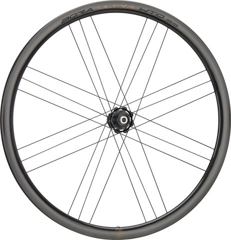 Campagnolo Bora Ultra WTO 33 Carbon Disc Center Lock 28" Laufradsatz - black/Non Boost/Non Boost/142 mm/100 mm/28"/Campagnolo N3W/100 mm/Campagnolo N3W/100 mm/142 mm