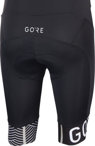 GORE Wear C5 Opti Bib Shorts+ Trägerhose - black-white/M