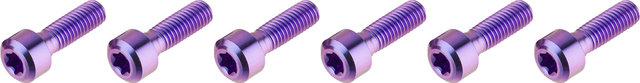 OAK Components Titanium Bolts for Eternal Stem - purple