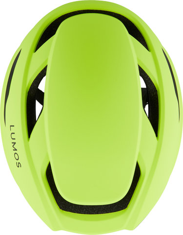 LUMOS Casque Ultra Fly MIPS + Lampe de Casque à LED Firefly - hyper green/54 - 61 cm