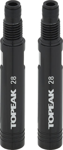 Topeak Valve extender extension - set of 2 - black/70 mm