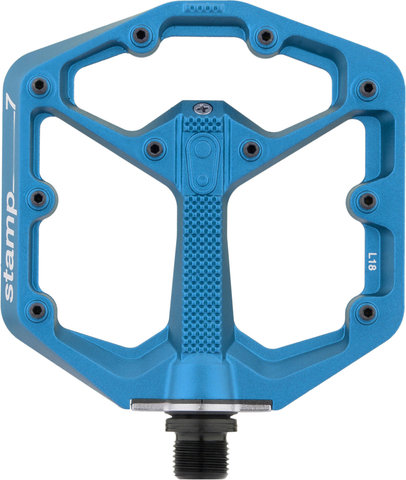 crankbrothers Stamp 7 Platform Pedals - electric blue/small