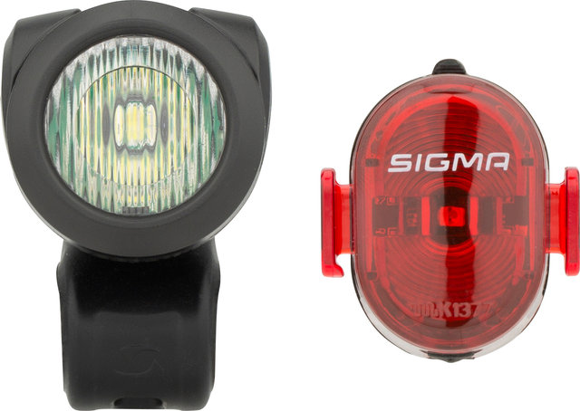 ABUS Cerradura Tresor 1385 + Set de iluminación Sigma StVZO Paquete seguro - universal