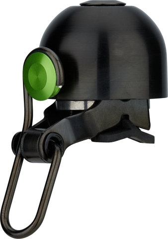 SPURCYCLE Timbre de acero inoxidable BLACK Bell - black-green