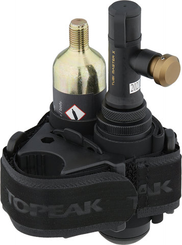 Topeak Tubi Master X Tubeless Repair Kit with 25 g CO2 Cartridge - black