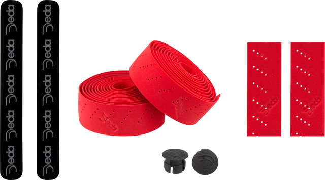 DEDA Perforated Handlebar Tape - red