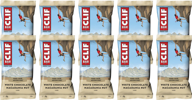 CLIF Bar Barres énergétiques - 10 pièces - white chocolate macadamia