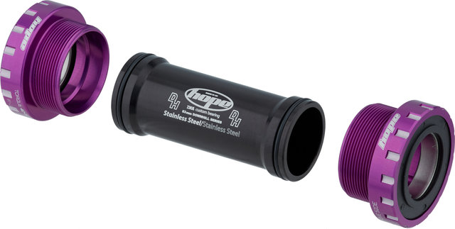 Hope Stainless Steel MTB Bottom Bracket - purple/BSA 83