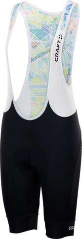 Craft Adv Endurance Bib Shorts Damen Trägerhose - white-multi/M