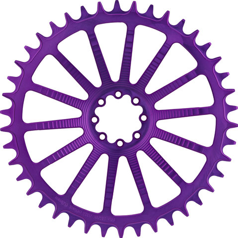 Garbaruk Round Chainring AXS Road/CX SRAM Direct Mount 8-Bolt Single - violet/42 