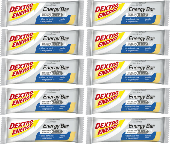 Dextro Energy Energy Bar Riegel - 10 Stück - vanilla