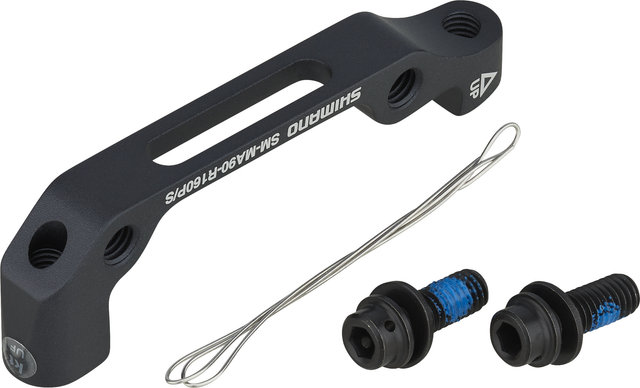 Shimano Adaptateur de Frein à Disque XTR, XT pour Disque de 160 mm - noir/arrière IS sur PM