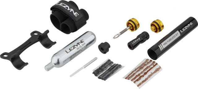 Lezyne Kit de Réparation Pro Tubeless Kit Loaded - noir-doré