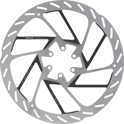 SRAM HS2 6-Bolt Brake Rotor - silver-black/200 mm