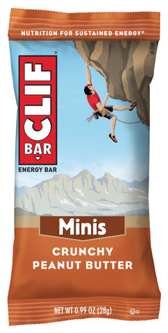 CLIF Bar Mini Barres Énergétiques - 10 pièces - crunchy peanut butter