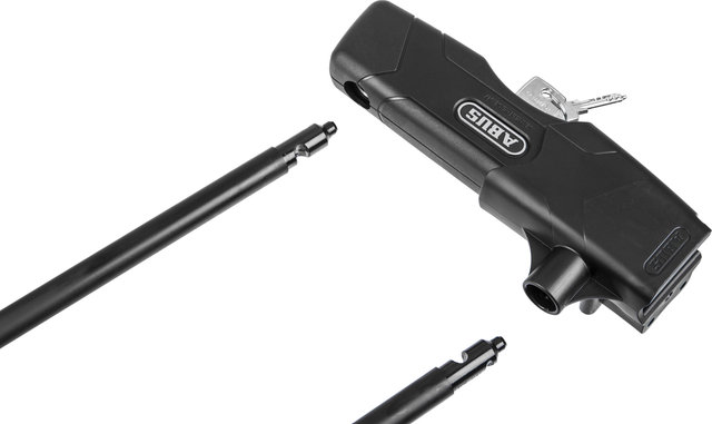 ABUS Candado de arco Granit 460 con soporte USH 460 - negro/300 mm