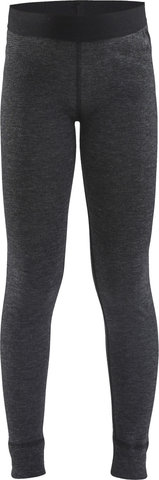 Craft Core Wool Merino Set Junior Long Underwear - black melange/140, 134/M