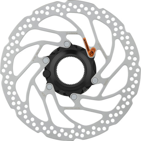 Shimano RT-EM300 Center Lock Brake Rotor for STEPS - silver-black/180 mm