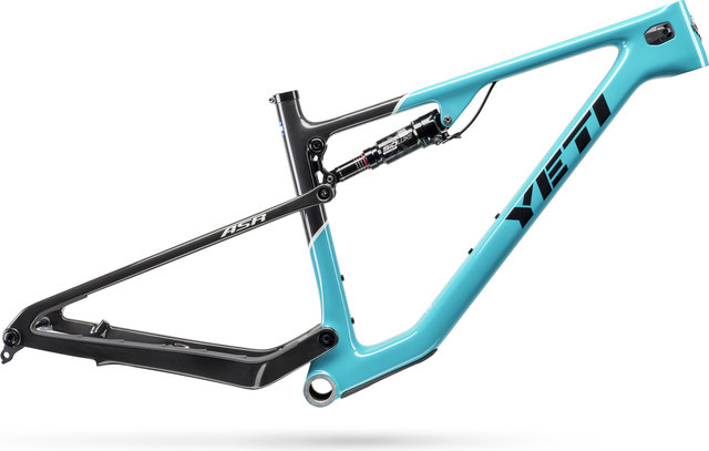 Yeti Cycles Kit de cuadro ASR Turq Carbon 29" - turquoise/115 /M/12 mm Eje Pasante