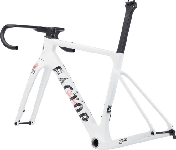 Factor OSTRO Gravel V.A.M. Disc T47a Shimano Carbon Frame Kit - white grunge/54 cm, 100 mm x 38 cm, SB 0 mm