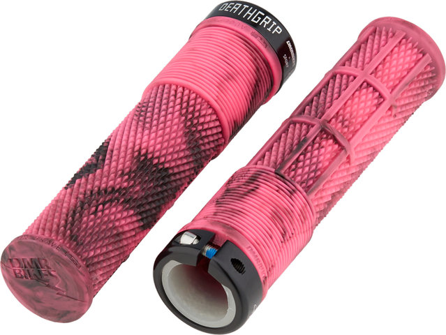 DMR Brendog Death Grip FL Lock On Grips - marble pink/S