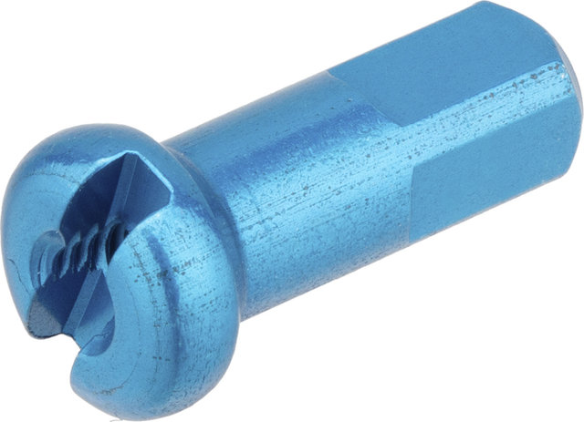 DT Swiss Alu-Nippel 1,8 mm - 100 Stück - blau/12 mm