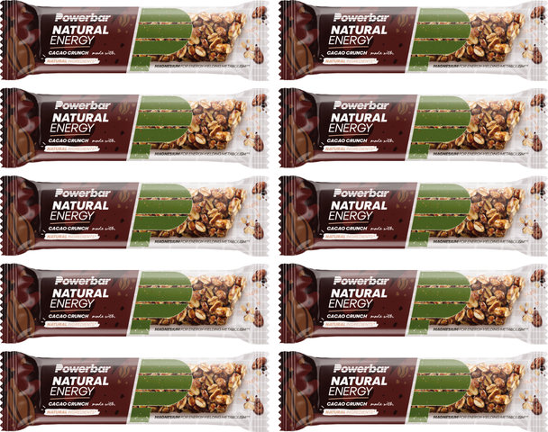 Powerbar Natural Energy Cereal Bar - 10 Bars - cacao crunch