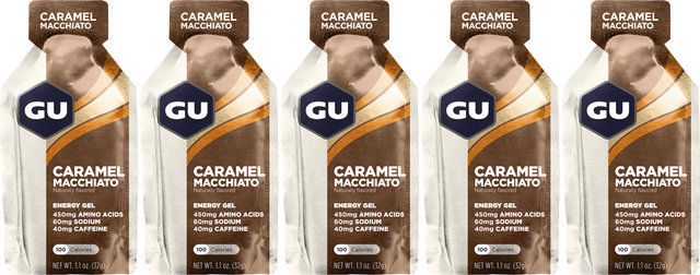 GU Energy Labs Energy Gel - 5 Pack - caramel macchiato