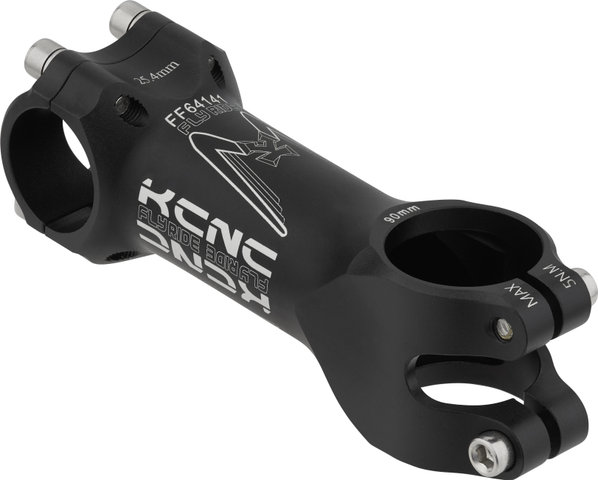 KCNC Fly Ride Stem 25.4 mm 5° - black-silver/+5°/-5° (FlipFlop)/90 mm