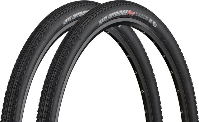 Kenda Flintridge Pro 28" Folding Tyre Set - black/28 /40 mm/40-622