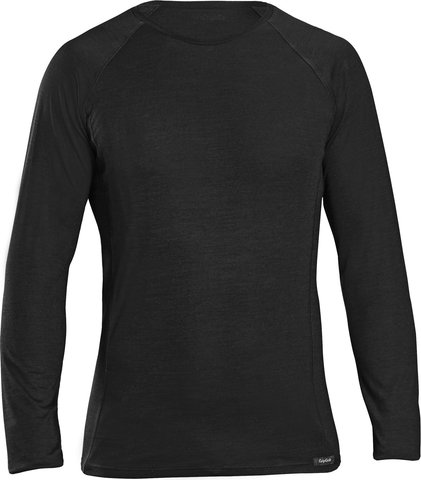 GripGrab Camiseta interior Merino Polyfibre Longsleeve Base Layer - black/M