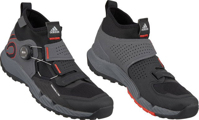 Five Ten Trailcross Pro Clip-In MTB Schuhe - grey five-core black-red/42/42