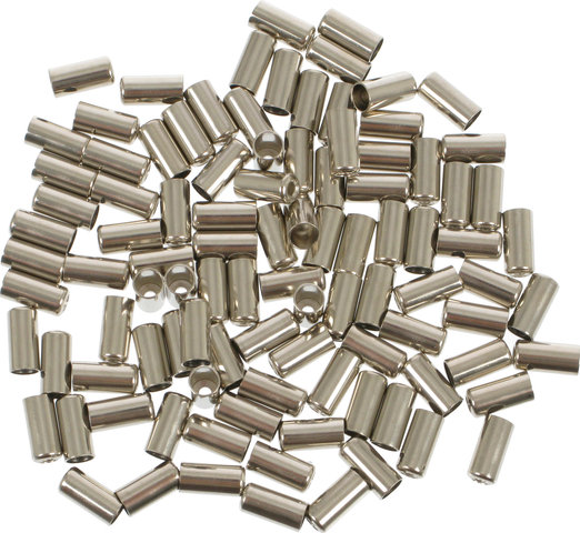 Shimano End Caps for Brake Cable Housings - 100 Pack - silver