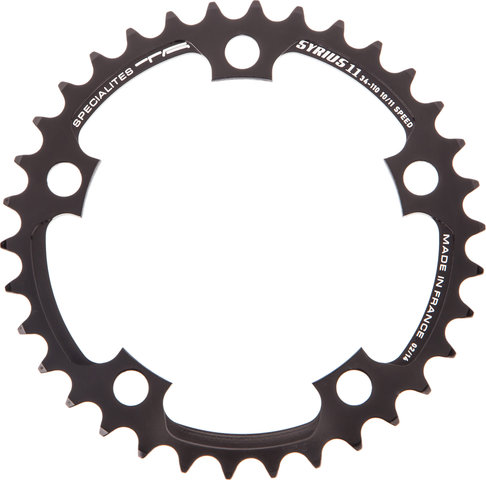 TA Syrius 11 Chainring, 5-arm, Inner, 110 mm BCD - black/34 