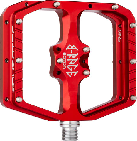 Burgtec Platform pedals - race red