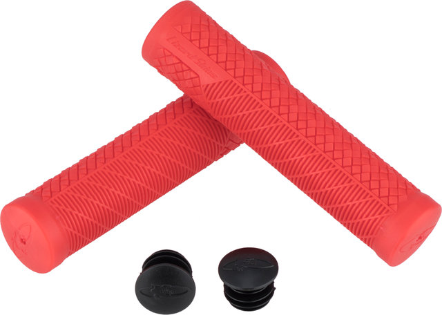 Lizard Skins Poignées de guidon Charger Evo - red/140 mm