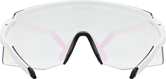 uvex pace stage V sports glasses - black matte/mirror blue