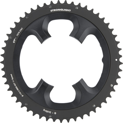 Stronglight CT2 Ultegra 6800 Chainring E-Shifting 11-speed, 4-arm, 110 mm BCD - black/53 