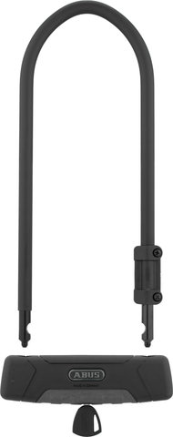 ABUS Candado de arco Granit Plus 470 con soporte EaZy KF KLICKfix - negro/300 mm