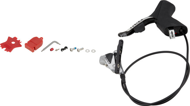 SRAM Red eTap AXS HRD FM Scheibenbremse hydr. Schalt-/Bremsgriff zweiteilig - black/Vorderrad/links (seitenspezifisch)