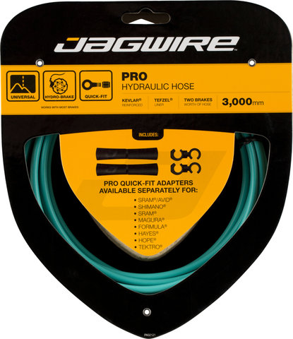 Jagwire Mountain Pro Hydraulic Hose - Bianchi celeste/3000 mm