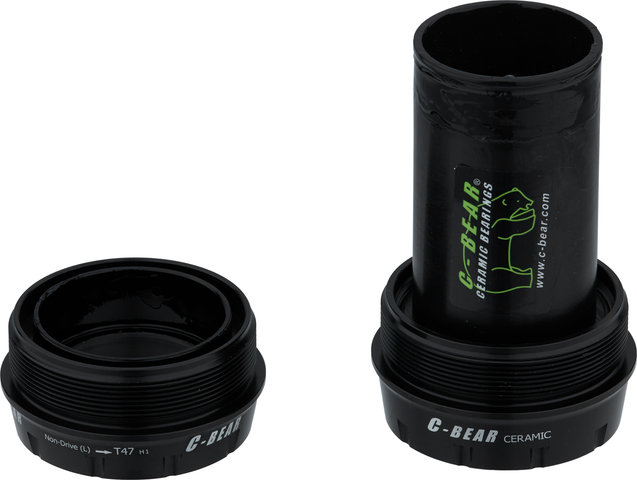 C-BEAR T47 SRAM DUB Gen2 Cyclocross Bottom Bracket - black/T47