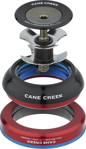 Cane Creek Hellbender 70 Lite IS42/28,6 - IS47/33 Steuersatz - black/1 1/8" - 1 1/4" tapered/IS42/28,6 - IS47/33