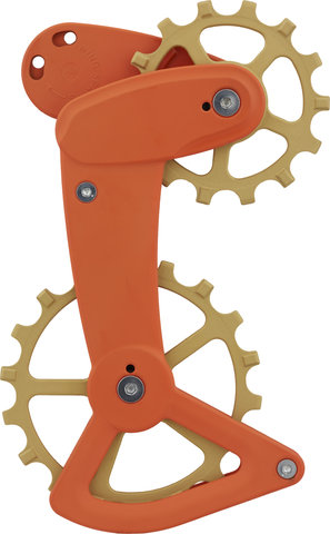 CeramicSpeed OSPW X Cerakote Coated Ltd. Derailleur Pulley Sys. for XT/XTR 12-speed - orange-bronze/14 teeth (guide pulley), 18 teeth (tension pulley)